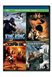 King Kong / The Mummy (1999) / The Scorpion King / Van Helsing Four Feature Films - Dvd