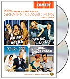 Tcm Greatest Classic Films Collection: Comedy (arsenic And Old Lace / A Night At The Opera / The Long Long Trailer / Father Of The Bride 1950) - Dvd