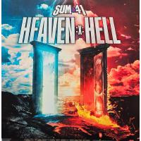 Heaven :x: Hell - Red and Black Quad with Blue Splatter vinyl